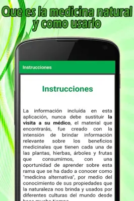 Medicina natural android App screenshot 0